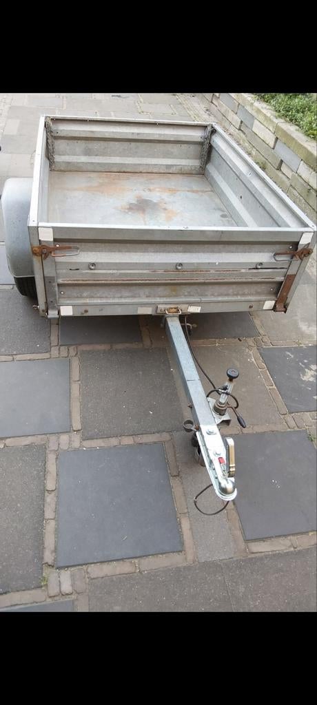 Enkelasser, Auto diversen, Aanhangers en Bagagewagens, Ophalen, Gebruikt