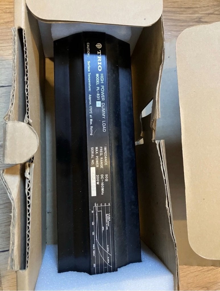 Kenwood PL-831 200 Watt  Dummy Load, Ophalen of Verzenden, Zo goed als nieuw, Zender en Ontvanger