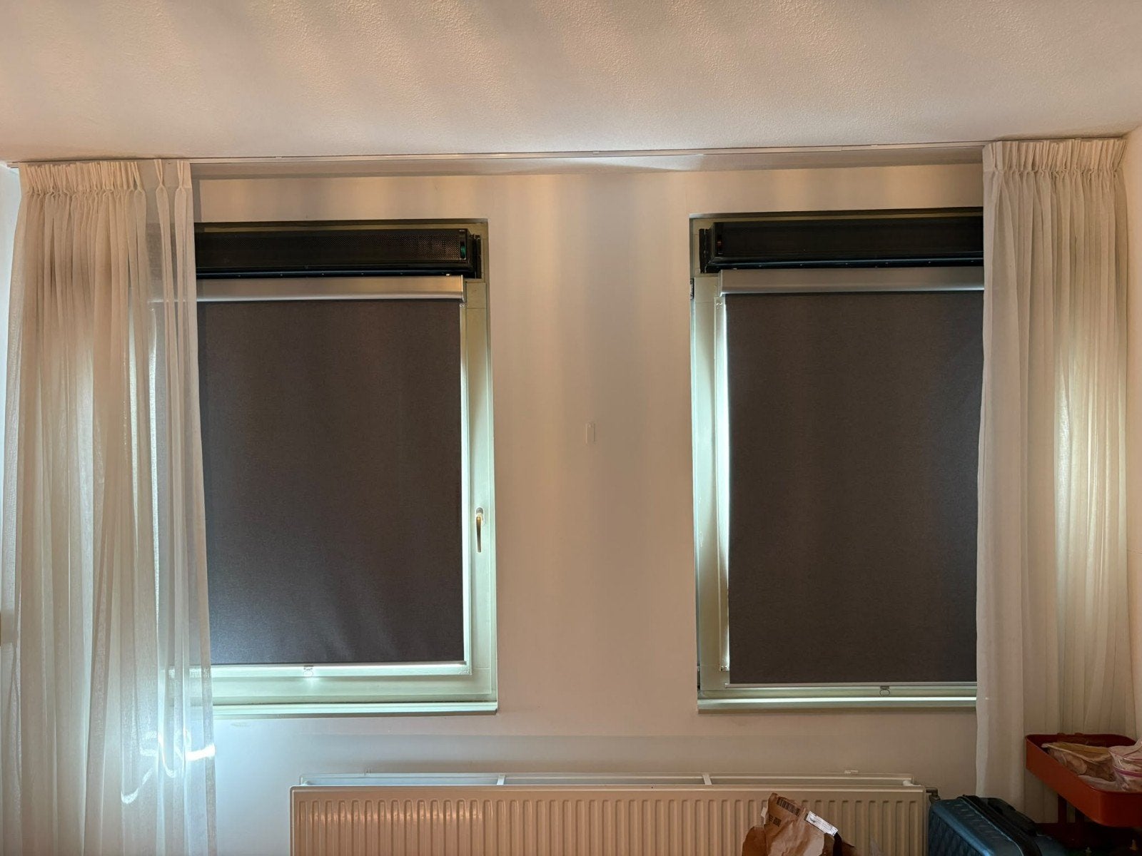 IKEA TRETUR Rolgordijnen 100x195cm (4 stuks), Ophalen, Verduisterend, Zo goed als nieuw, Rolgordijn