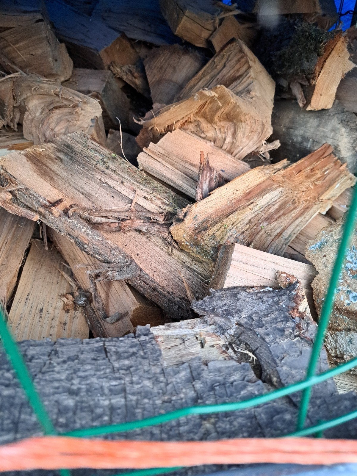 Te koop droog openhaard hout, 6 m³ of meer, Ophalen of Verzenden, Essenhout, Blokken
