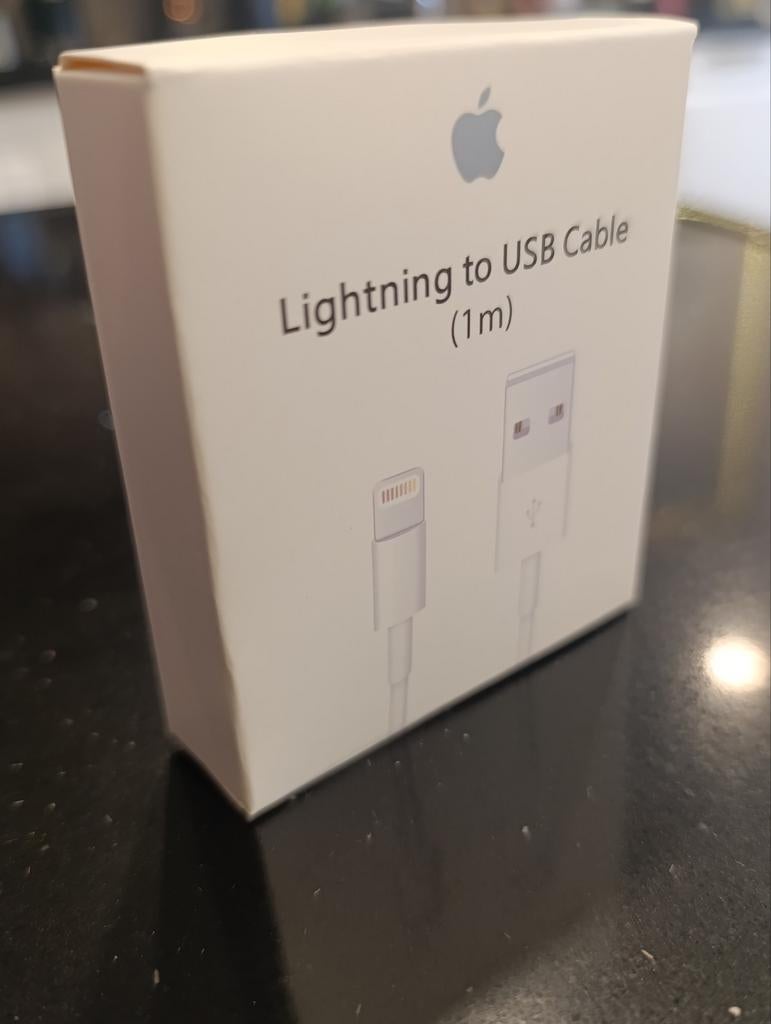 Apple Lightning naar USB Kabel (1m) - Origineel & Verzegeld, Ophalen of Verzenden, Nieuw, Snoer of kabel, Apple iPhone