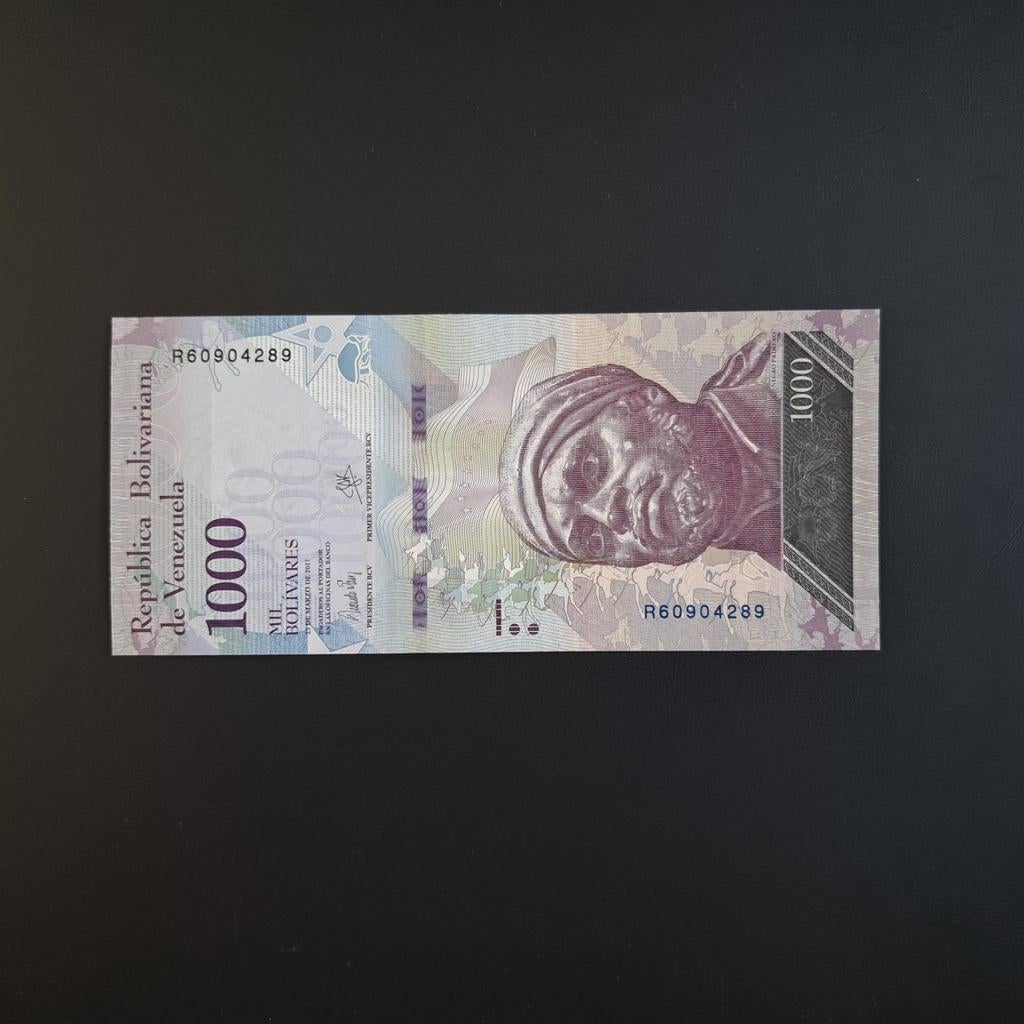 1000 bolivar Venezuela #034, Postzegels en Munten, Bankbiljetten | Amerika, Verzenden, Zuid-Amerika, Los biljet