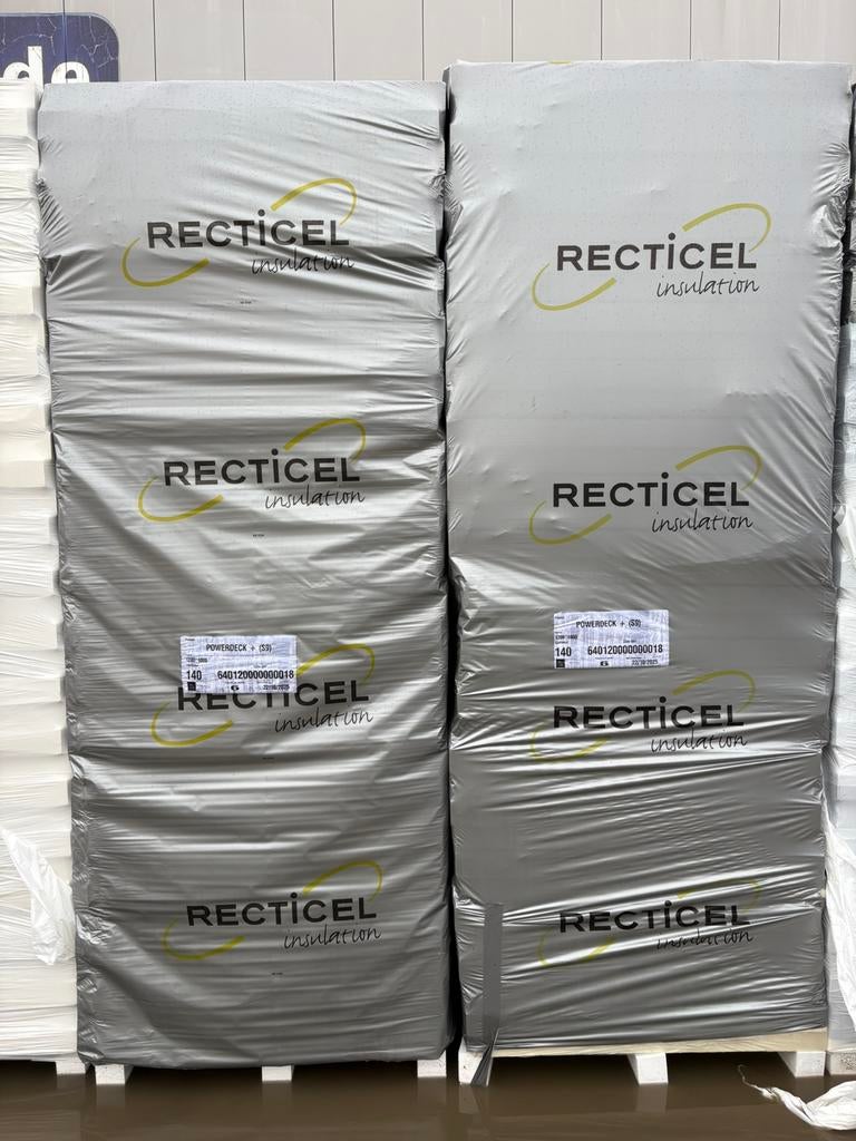 B keus pir 140 mm alu tand groef 120 x 100 cm, Ophalen, Nieuw, Hardschuim (Pir), 15 m² of meer