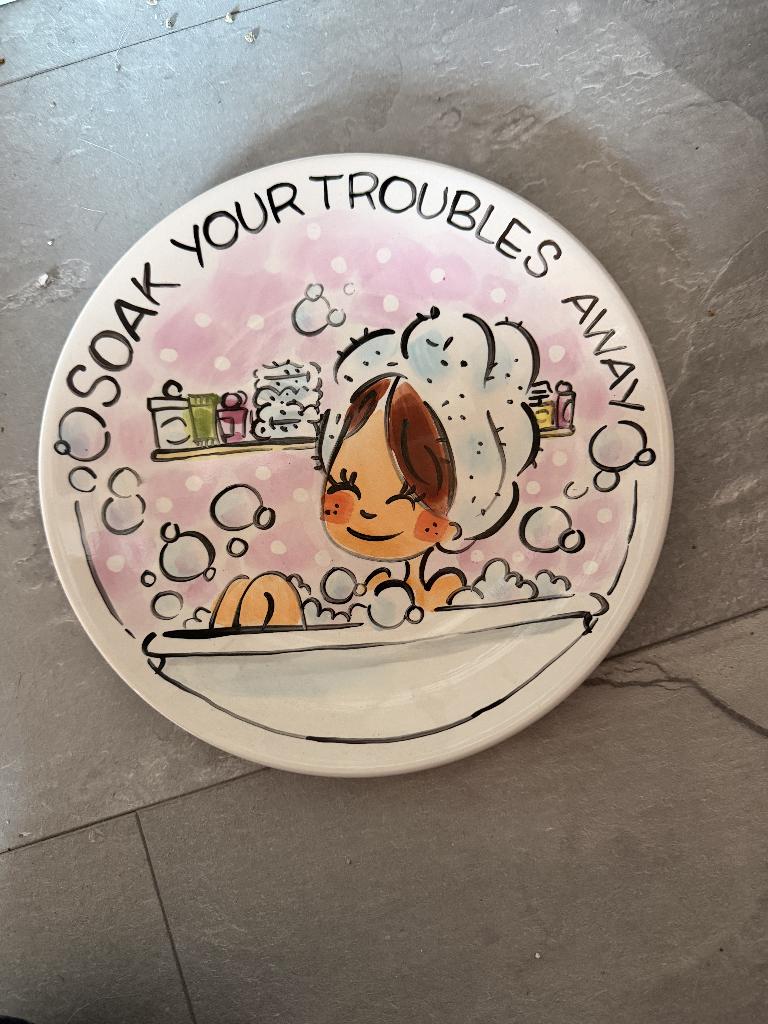 Blond amsterdam LE bordje Soak your troubles away, Blond Amsterdam, Nieuw, Ophalen of Verzenden, Bord(en)