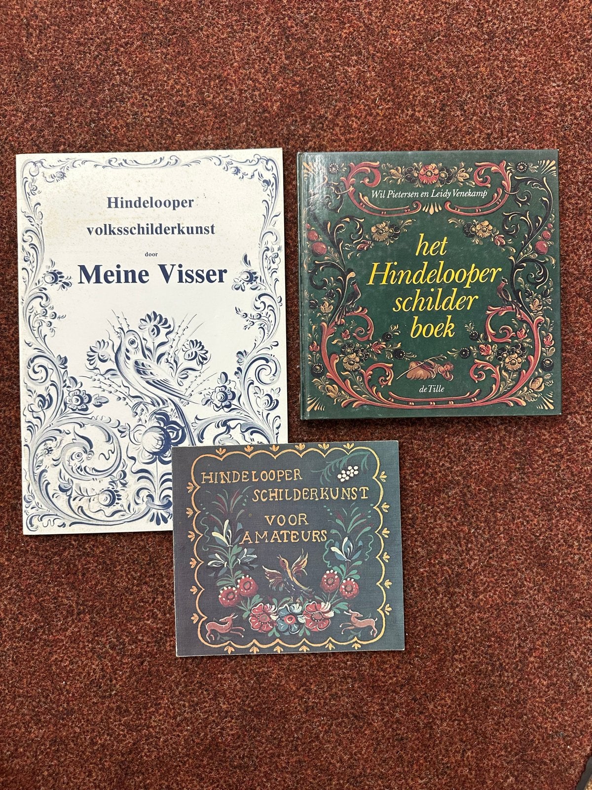 Set van 3 Hindelooper Schilderkunst Boeken, Ophalen of Verzenden, Zo goed als nieuw, Overige typen