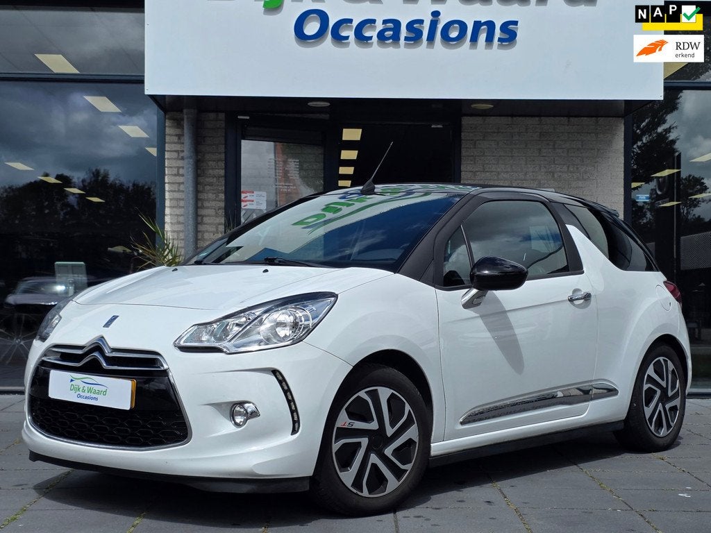 Citroen DS3 Cabrio 1.2 VTi Chic – NAP – Zuinig – Open, Auto's, Euro 5, 1199 cc, 82 pk, Wit