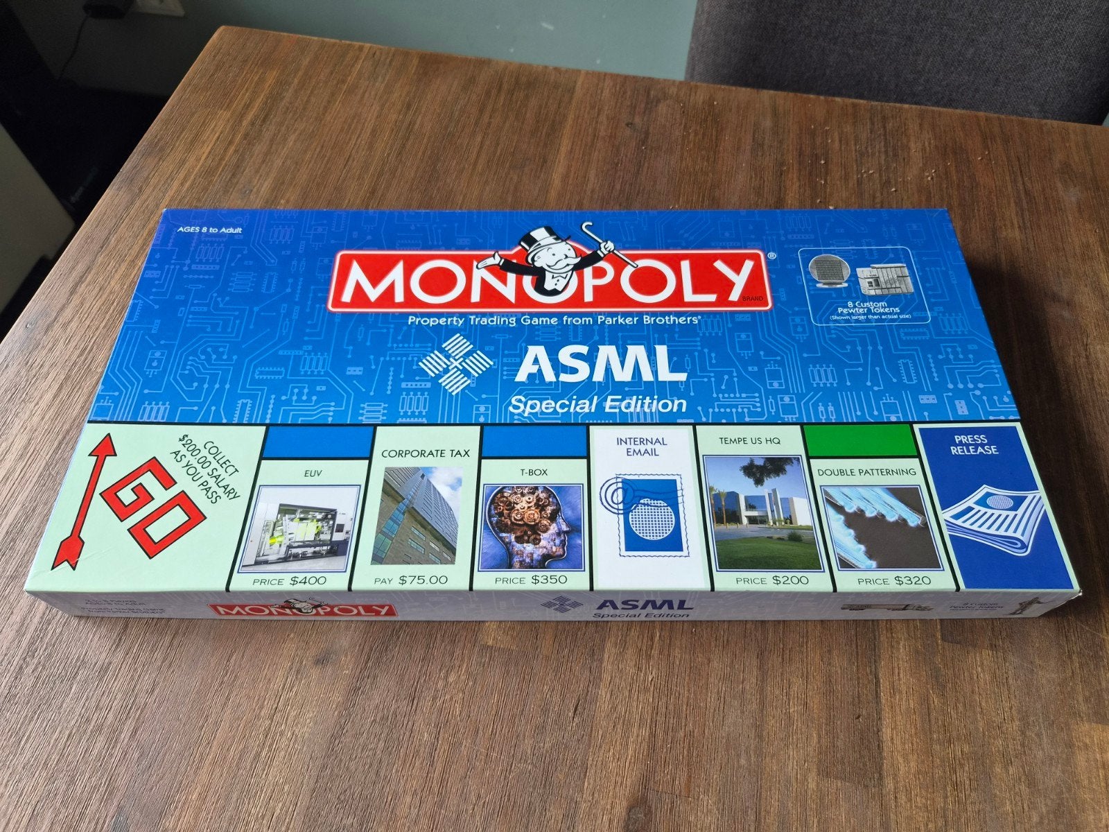 Monopoly ASML Special Edition - Zo goed als nieuw, Vijf spelers of meer, Ophalen of Verzenden, Zo goed als nieuw, Parker Brothers
