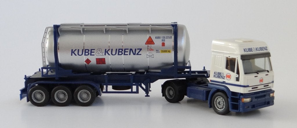 Herpa Iveco Eurotech Kube & Kubenz Swap container, Verzenden, Zo goed als nieuw, Bus of Vrachtwagen, Herpa