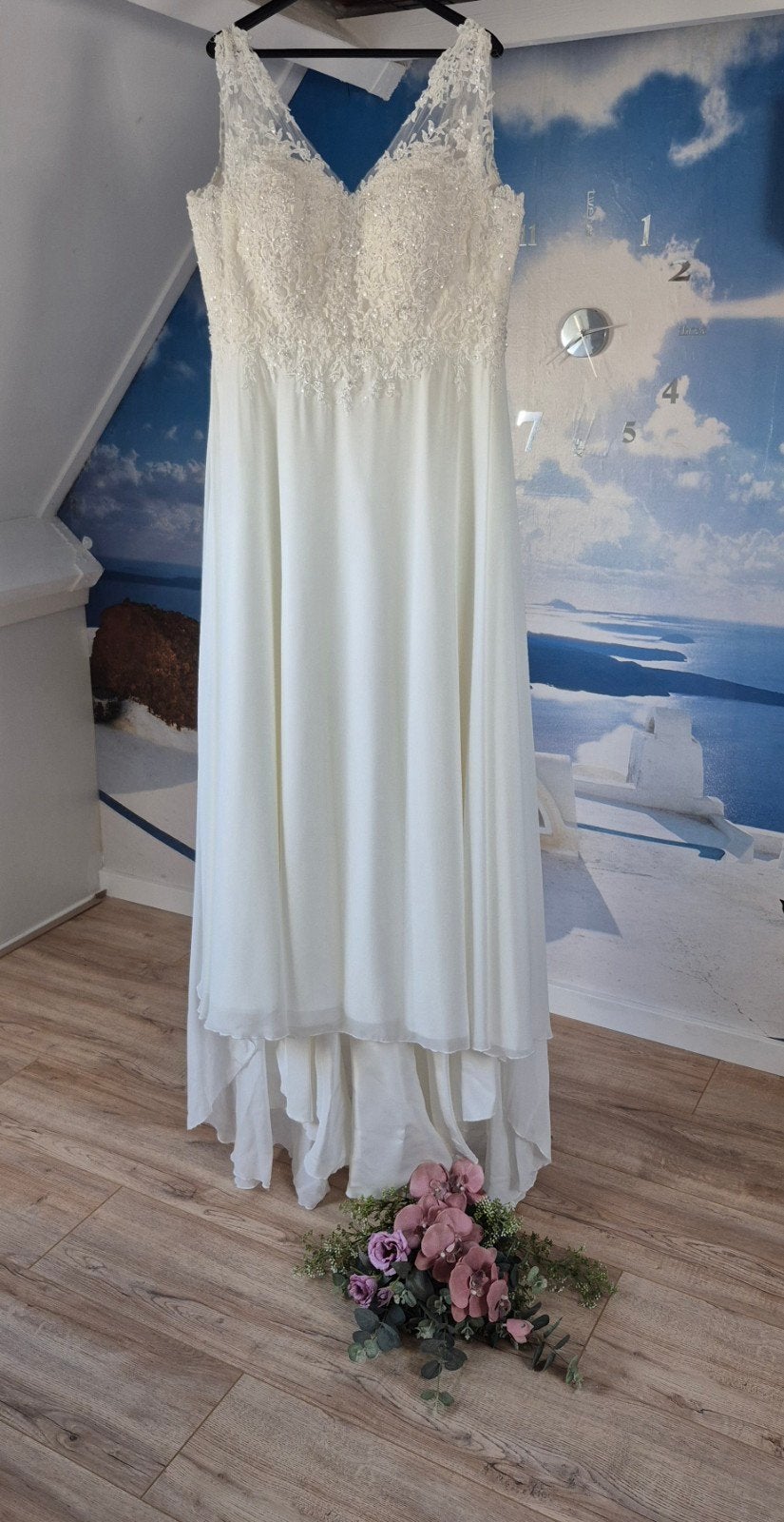 Ivoorkleur trouwjurk, Kleding | Dames, Trouwkleding en Trouwaccessoires, Ophalen, Gedragen, Overige kleuren, Trouwjurk