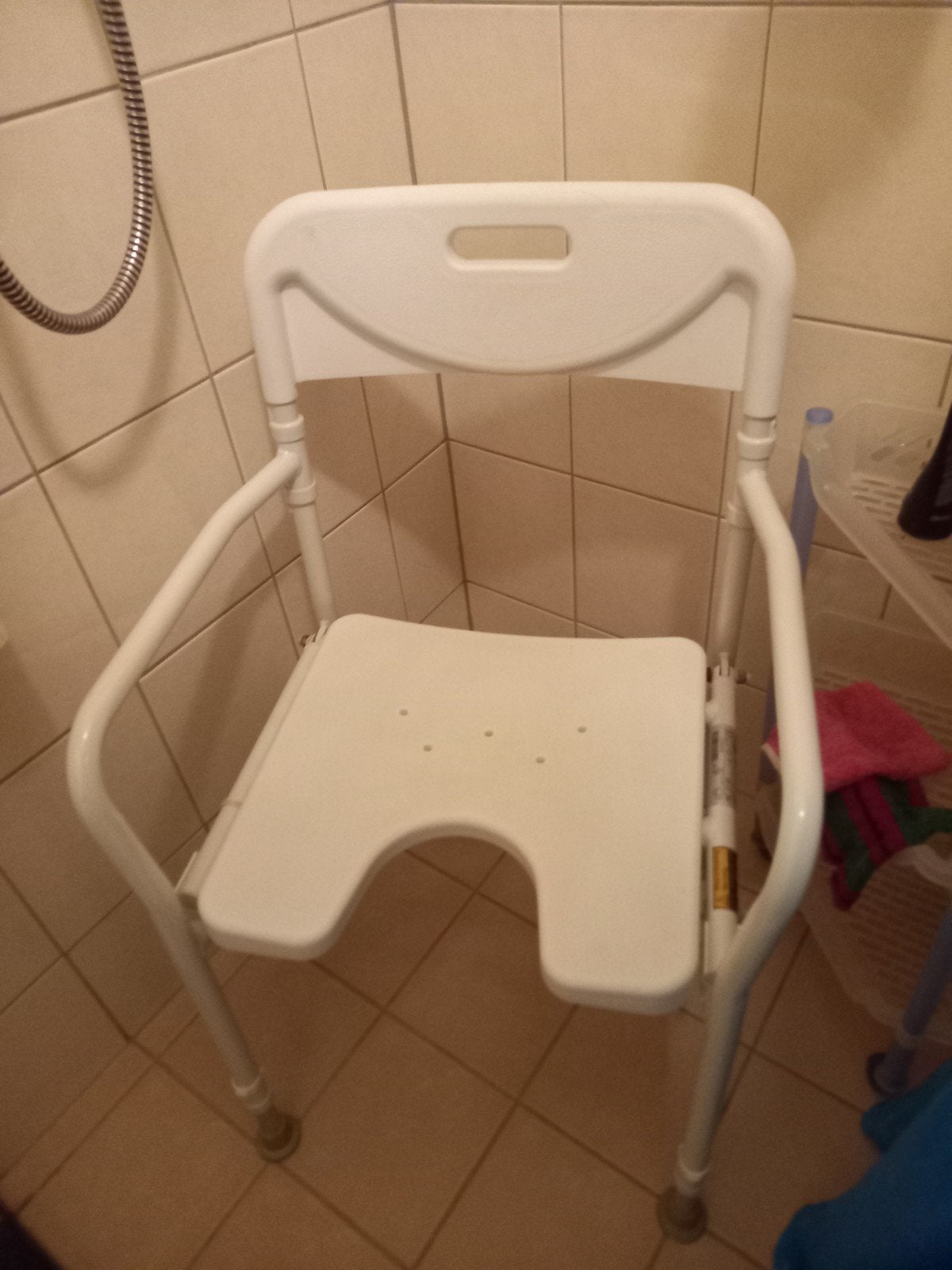 Douchestoel ExelCare opklapbaar, Ophalen, Gebruikt
