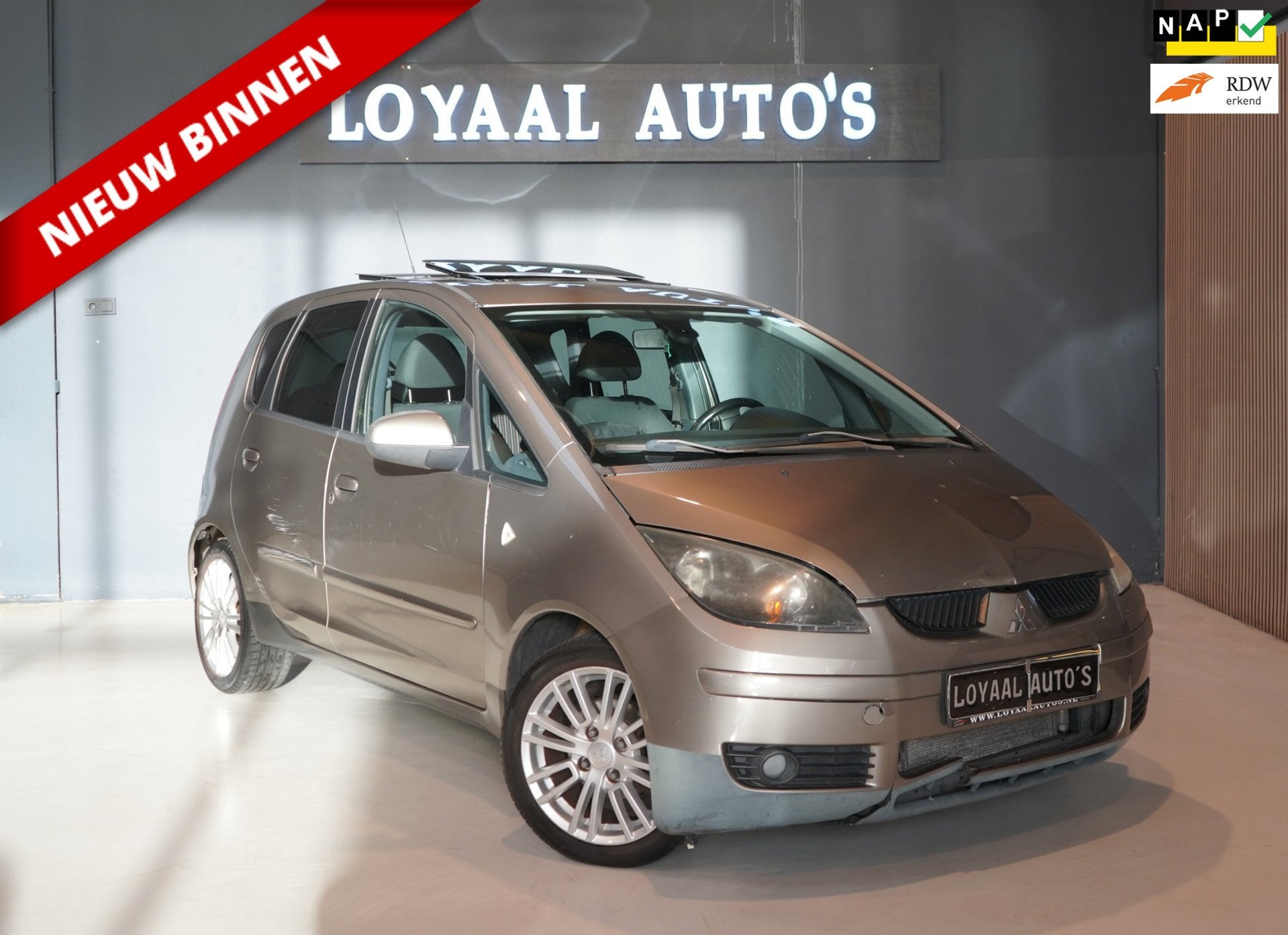 Mitsubishi Colt 1.5 Sky | SCHUIFDAK | AIRCO | NAP | ELEK. RA, Auto's, Voorwielaandrijving, 970 kg, Stof, 4 cilinders