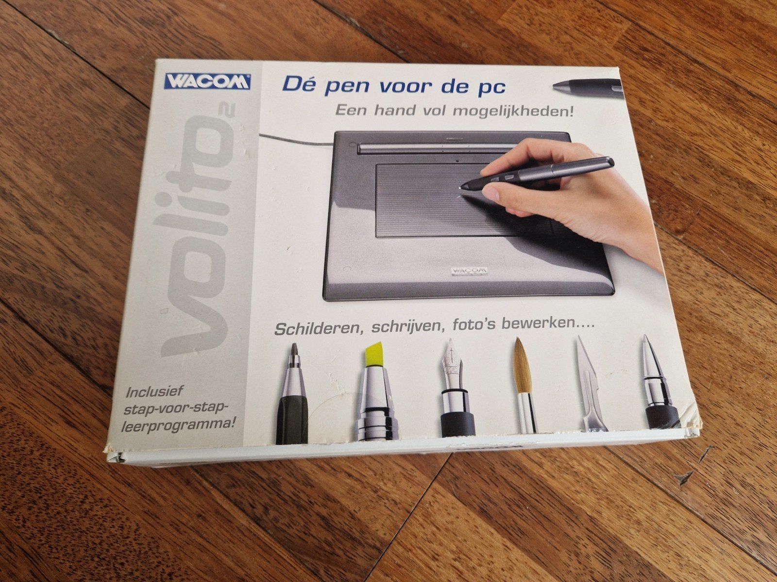 Wacom Volito2 tekentablet met pen - Zo goed als nieuw, Ophalen of Verzenden, Nieuw, Bedraad, Wacom