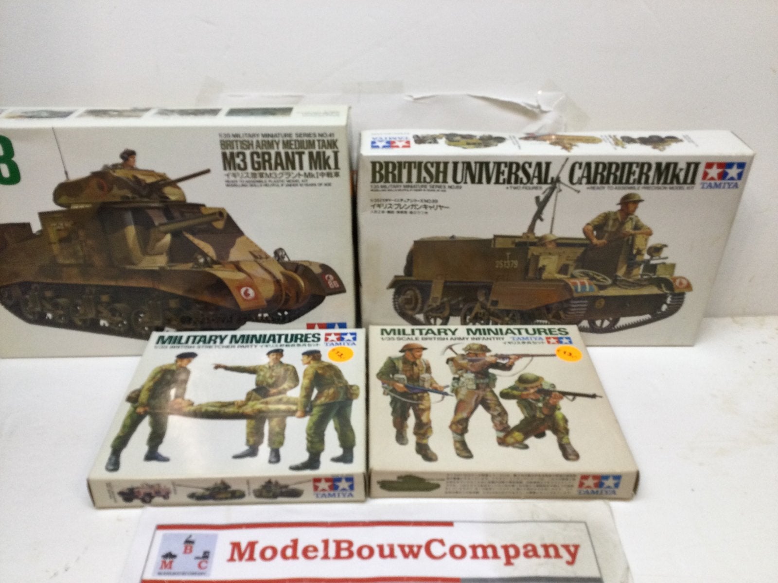 Kavel TAMIYA WWII BRITISH ARMY, Ophalen of Verzenden, Zo goed als nieuw, 1:35 tot 1:50, Figuur of Figuren