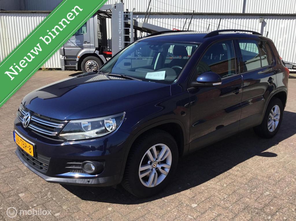 Volkswagen Tiguan 1.4 TSI Comfort&Design NAP 152374 KM 2 EIG, Auto's, Voorwielaandrijving, Euro 5, Gebruikt, Zwart