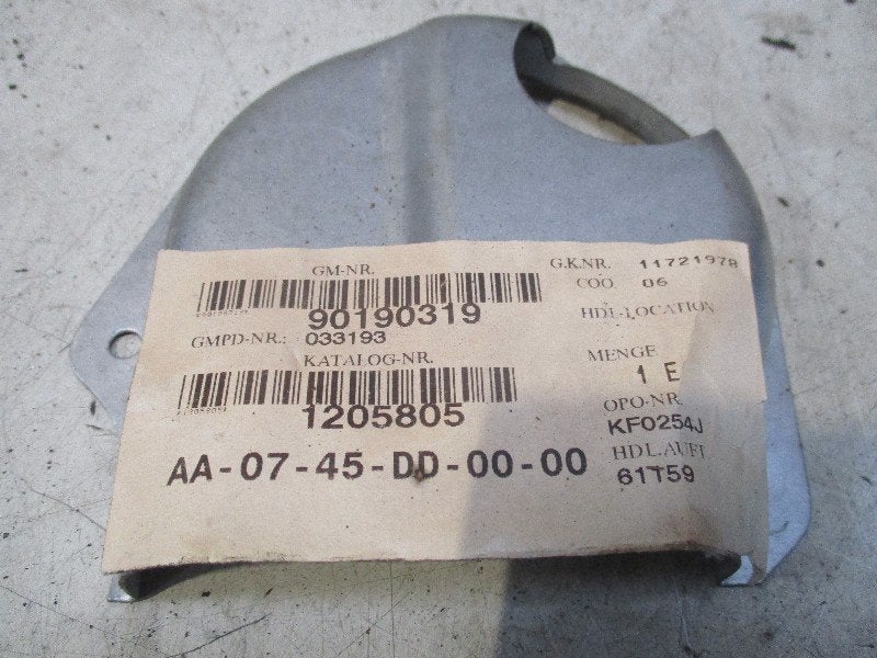 Dynamo schild Opel Ascona C (81/86/87/88) 1988 90190319, Auto-onderdelen, Elektronica en Kabels, Opel, Gebruikt