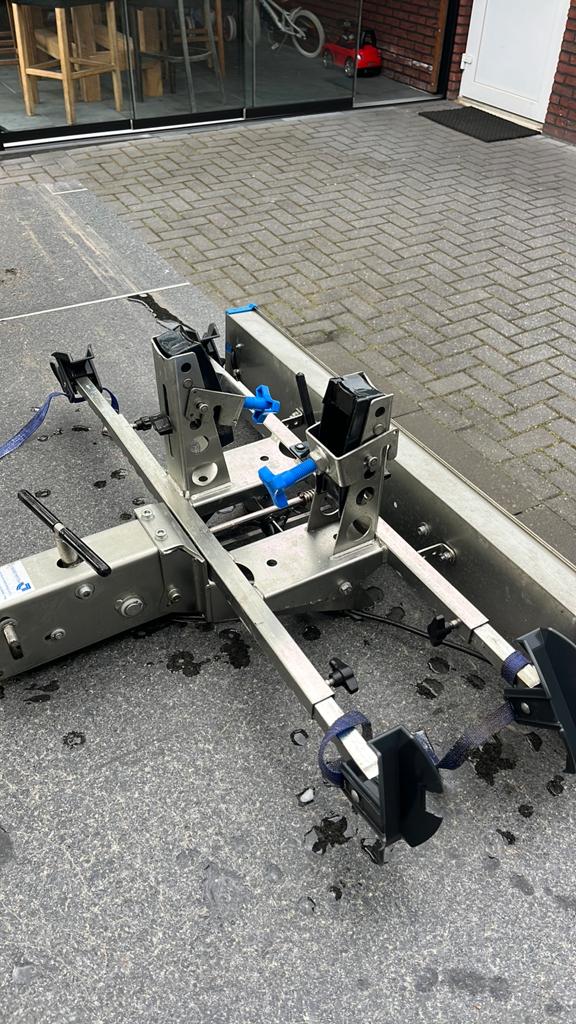 Twinny load Trekhaakdrager fietsendrager, Auto diversen, Fietsendragers, Ophalen, 2 fietsen, Gebruikt, Trekhaakdrager