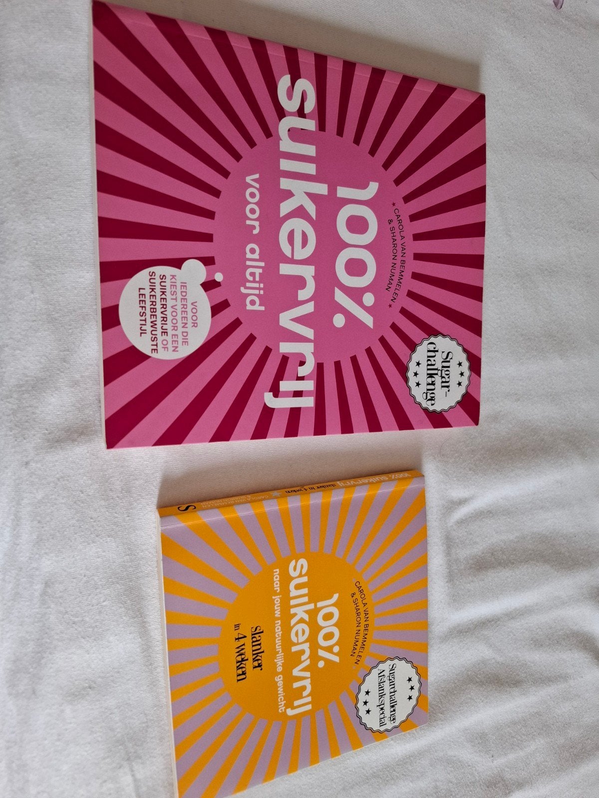 2x 100% Suikervrij - Carola van Bemmelen, Boeken, Ophalen, Zo goed als nieuw