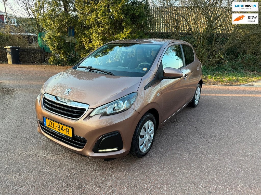 Peugeot 108 1.0 e-VTi Active / Airco / Aux / BT / / Apk / 5d, Voorwielaandrijving, Euro 5, Gebruikt, Bruin