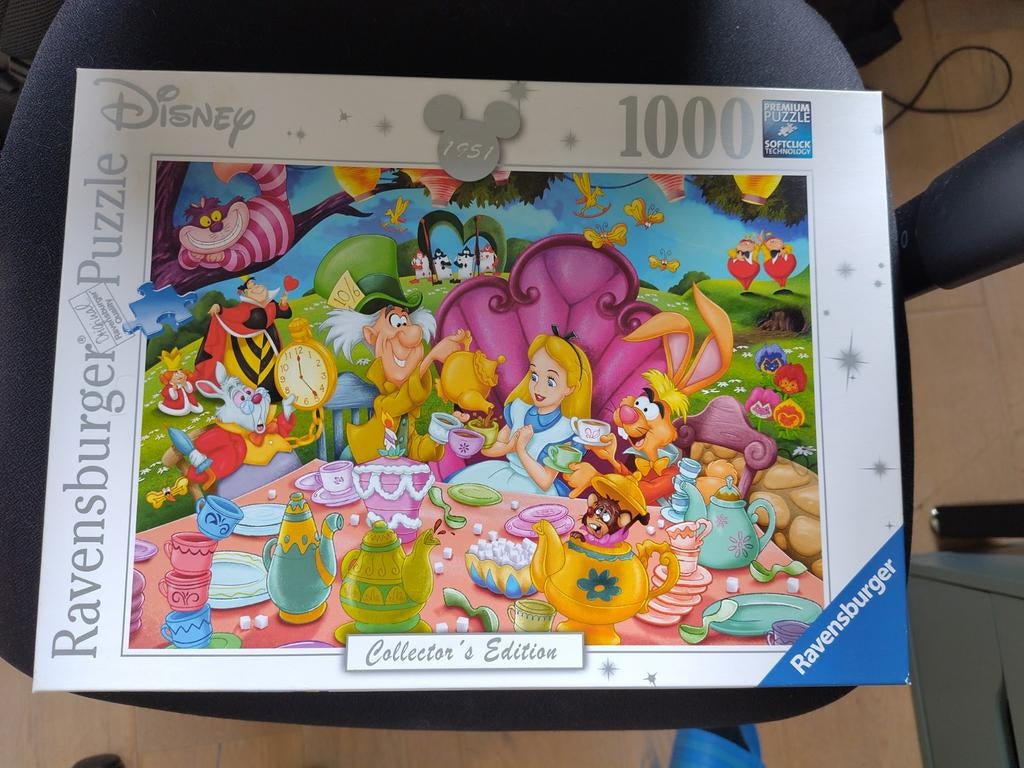 Ravensburger Disney Alice in Wonderland 1000 stukjes, Ophalen of Verzenden, 500 t/m 1500 stukjes, Zo goed als nieuw, Legpuzzel
