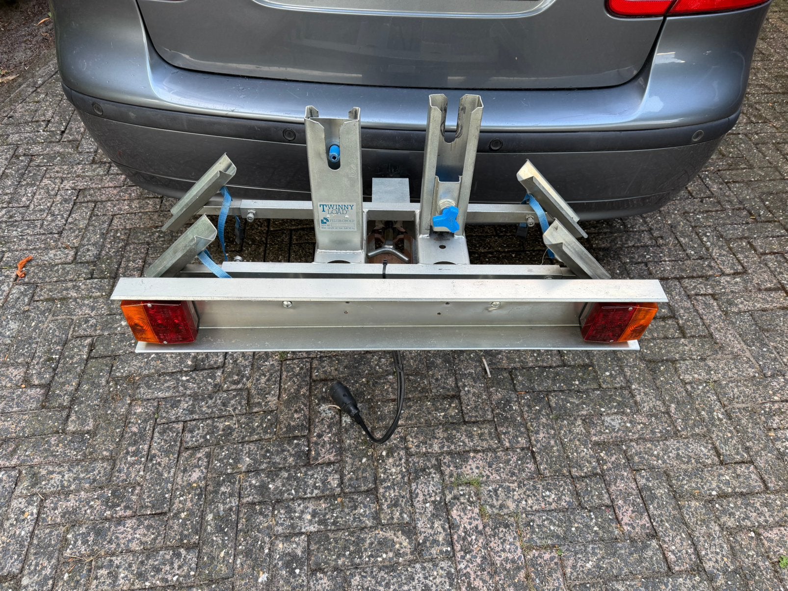 Twinny load fietsendrager, Auto diversen, Fietsendragers, Gebruikt, Trekhaakdrager, 2 fietsen, Ophalen