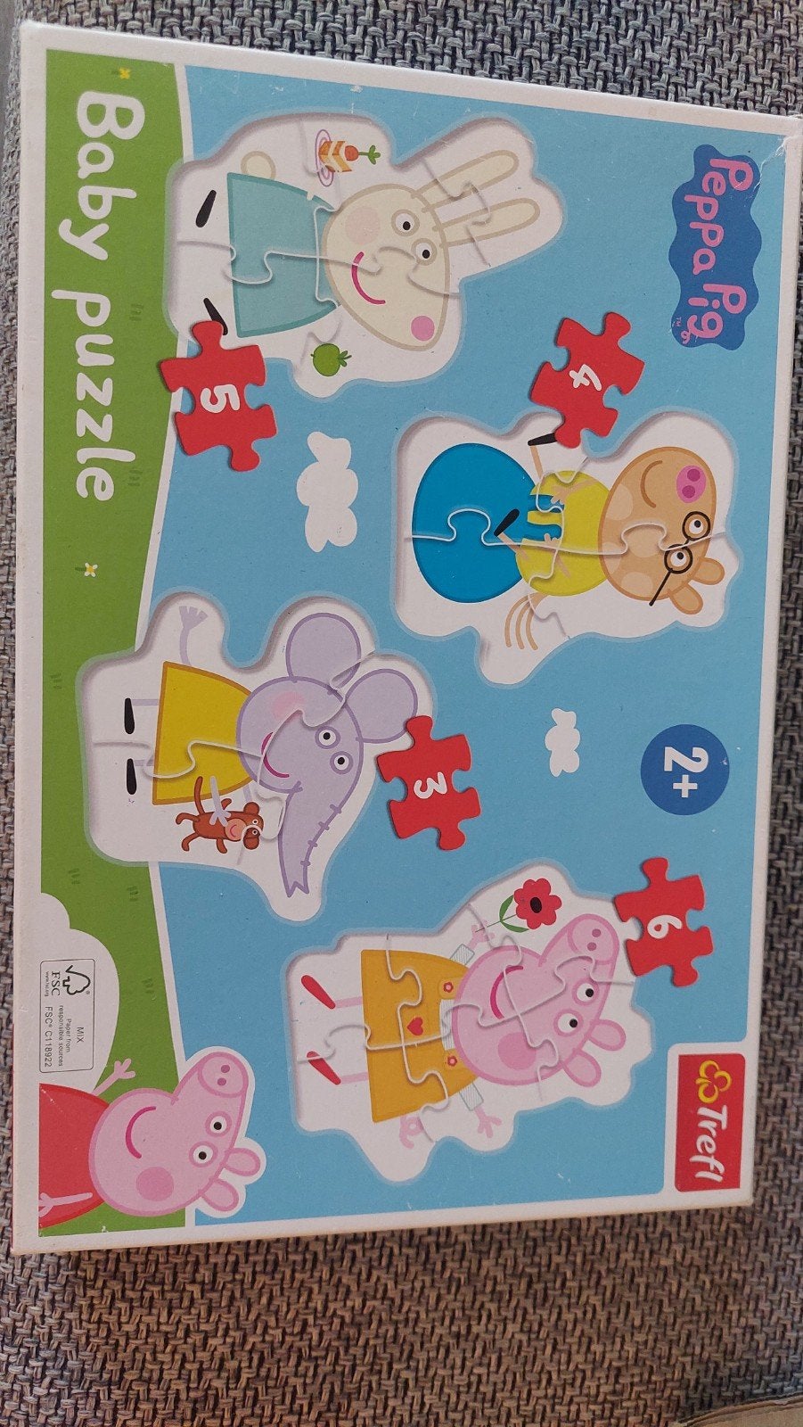 Peppa Pig Baby Puzzel, Ophalen, 10 tot 50 stukjes, Gebruikt, 2 tot 4 jaar