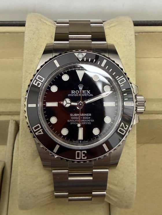 Rolex Submariner No-Date, Ophalen of Verzenden, Zo goed als nieuw, Staal, Rolex