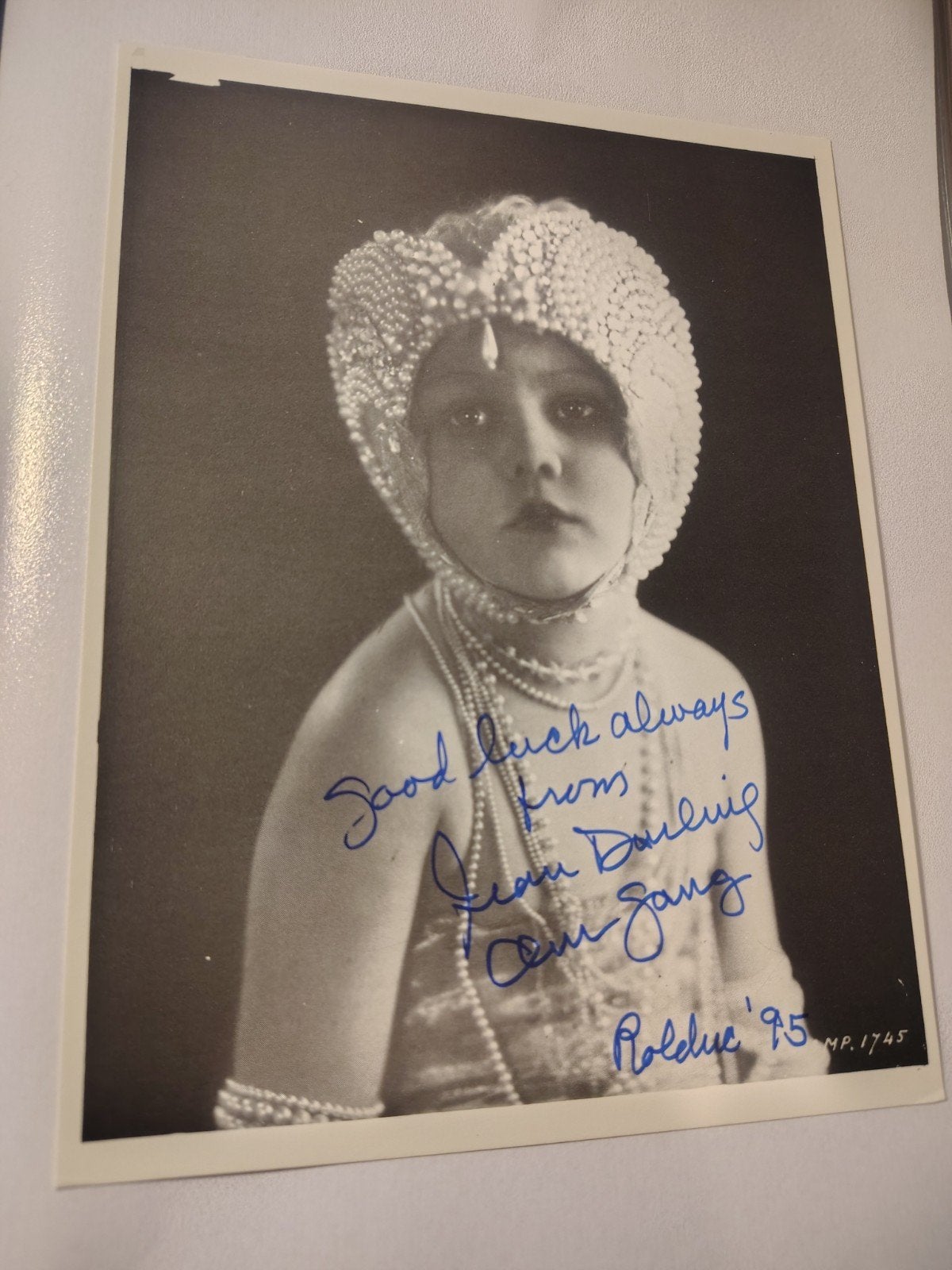 Jean Darling kindactrice Originele Handtekening, Ophalen of Verzenden, Zo goed als nieuw