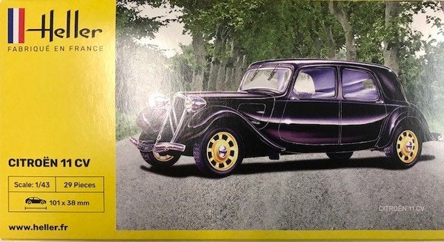 Coelianmodels, Heller, 80159, Citroen 11 CV, 1/43, €11,99, Overige merken, Auto, 1:32 tot 1:50, Nieuw