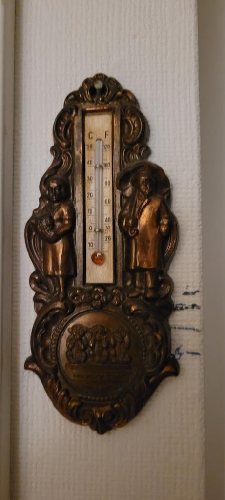 Decoratieve thermometer met figuren, Ophalen of Verzenden