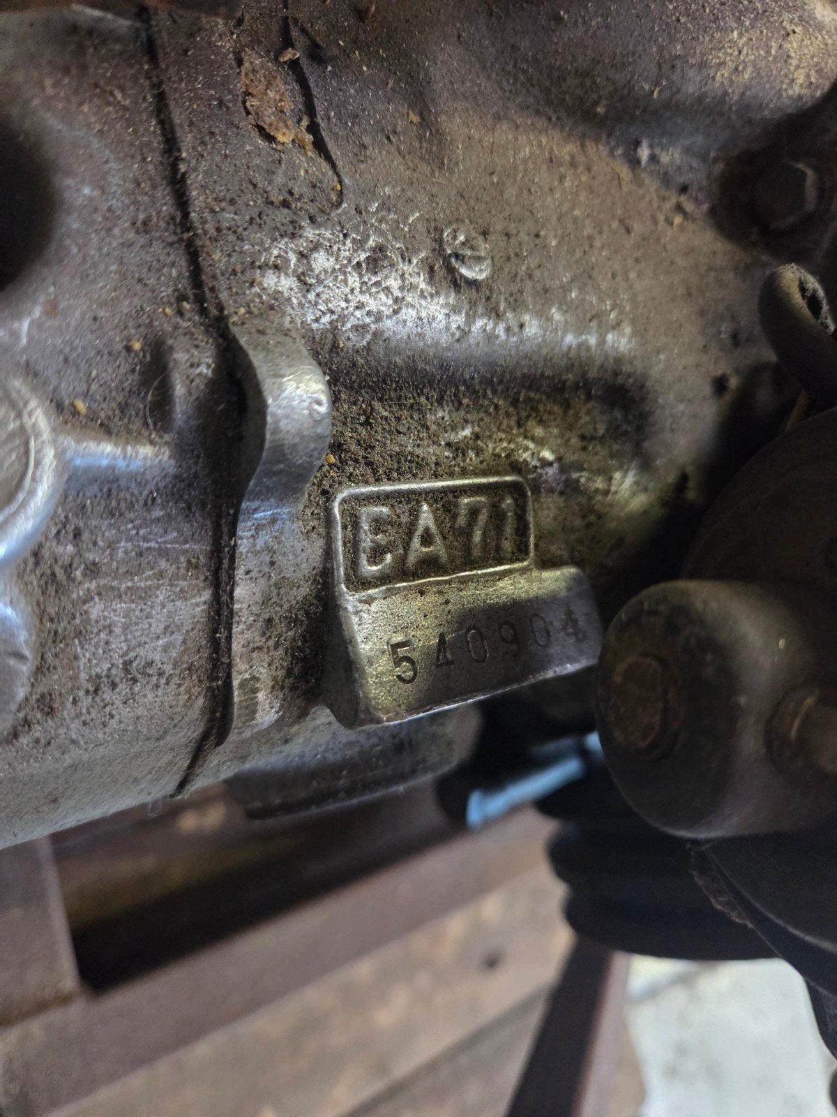subaru motor 4 cilinder boxer ea71 540904, Ophalen, Gebruikt, Subaru