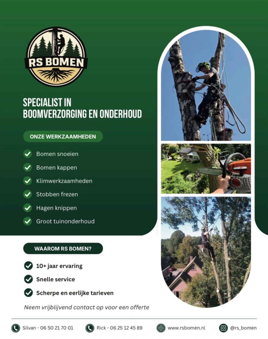 Klimmen, snoeien, kappen & stobbe frezen Veenendaal&omgeving, Ophalen, Zomer, Volle zon, Overige soorten