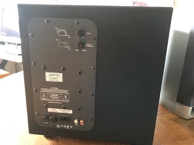 Jamo A 3 SUB.1 Subwoofer - Zwart, Ophalen, Gebruikt, Subwoofer, 60 tot 120 watt
