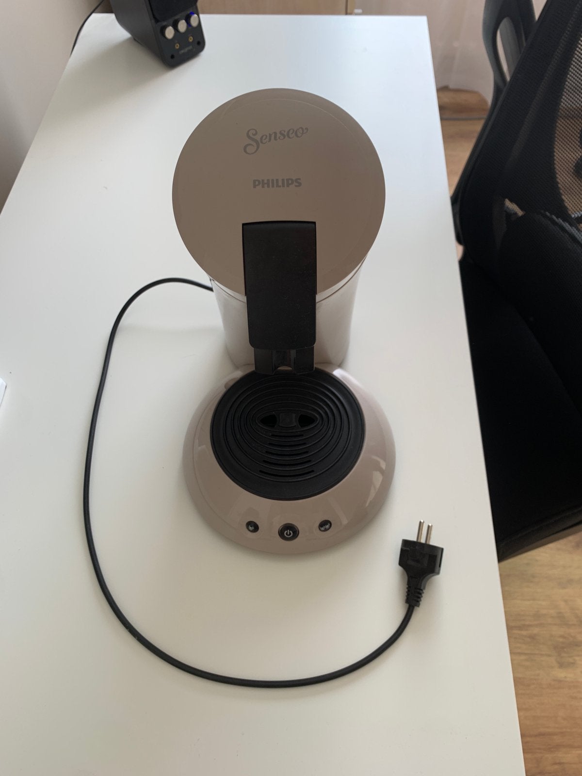 Philips Senseo koffiezetapparaat – taupe/beige, Ophalen of Verzenden, Zo goed als nieuw, Koffiemachine