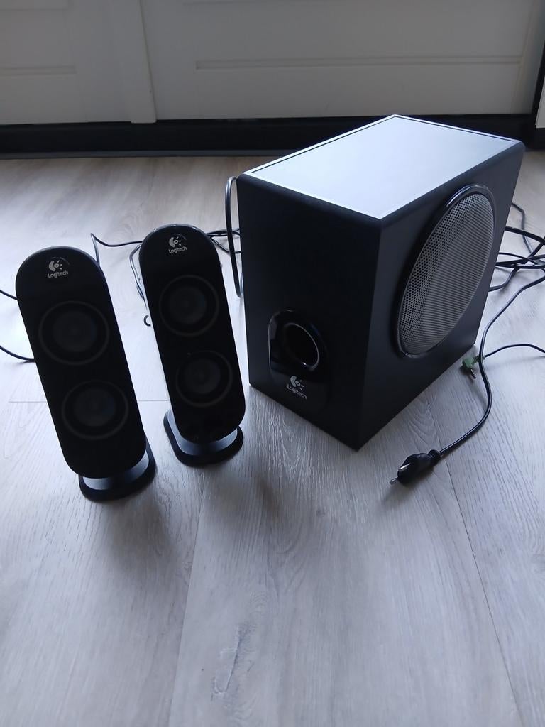 Logitech X-230 Speakerset met Subwoofer, Ophalen, Gebruikt, Overige merken