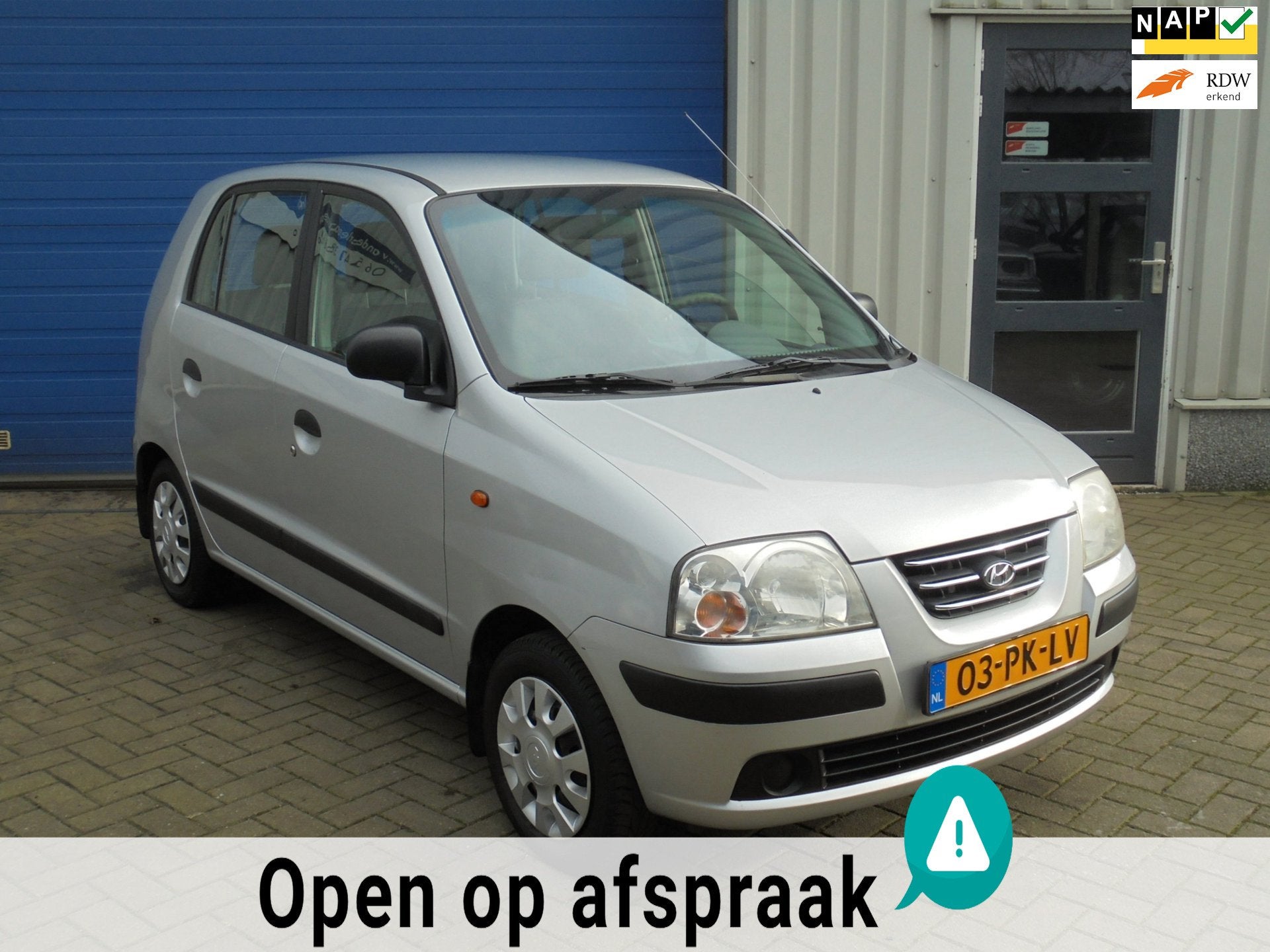 Hyundai Atos 1.1i Active Prime TREKHAAK APK, Voorwielaandrijving, Stof, Gebruikt, 4 cilinders