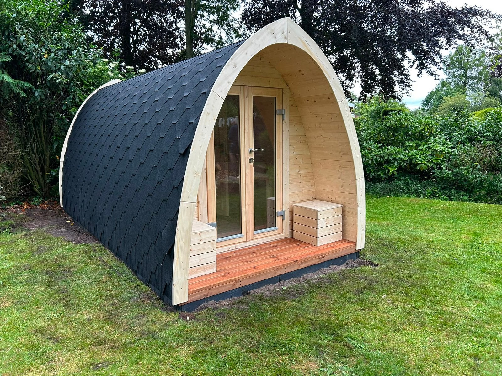 Camping POD 400 / Trekkershut / Kampeer POD, Tuin en Terras, Tuinhuizen, Ophalen, 200 tot 400 cm, 250 tot 500 cm, Overige typen