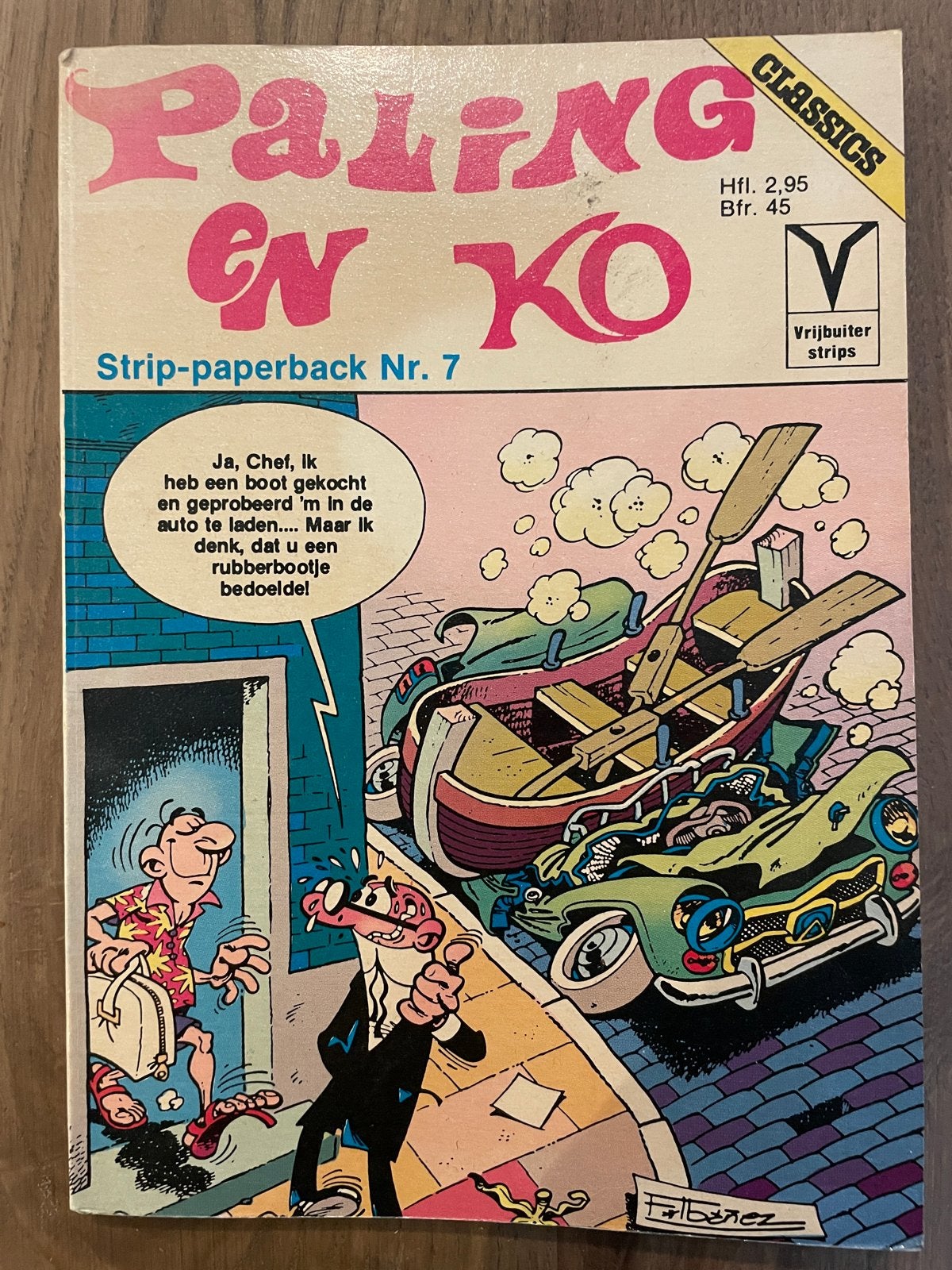 Paling & Ko Strip-paperback nr. 7 - Vrijbuiter Strips, Eén stripboek, Ophalen of Verzenden, Gelezen