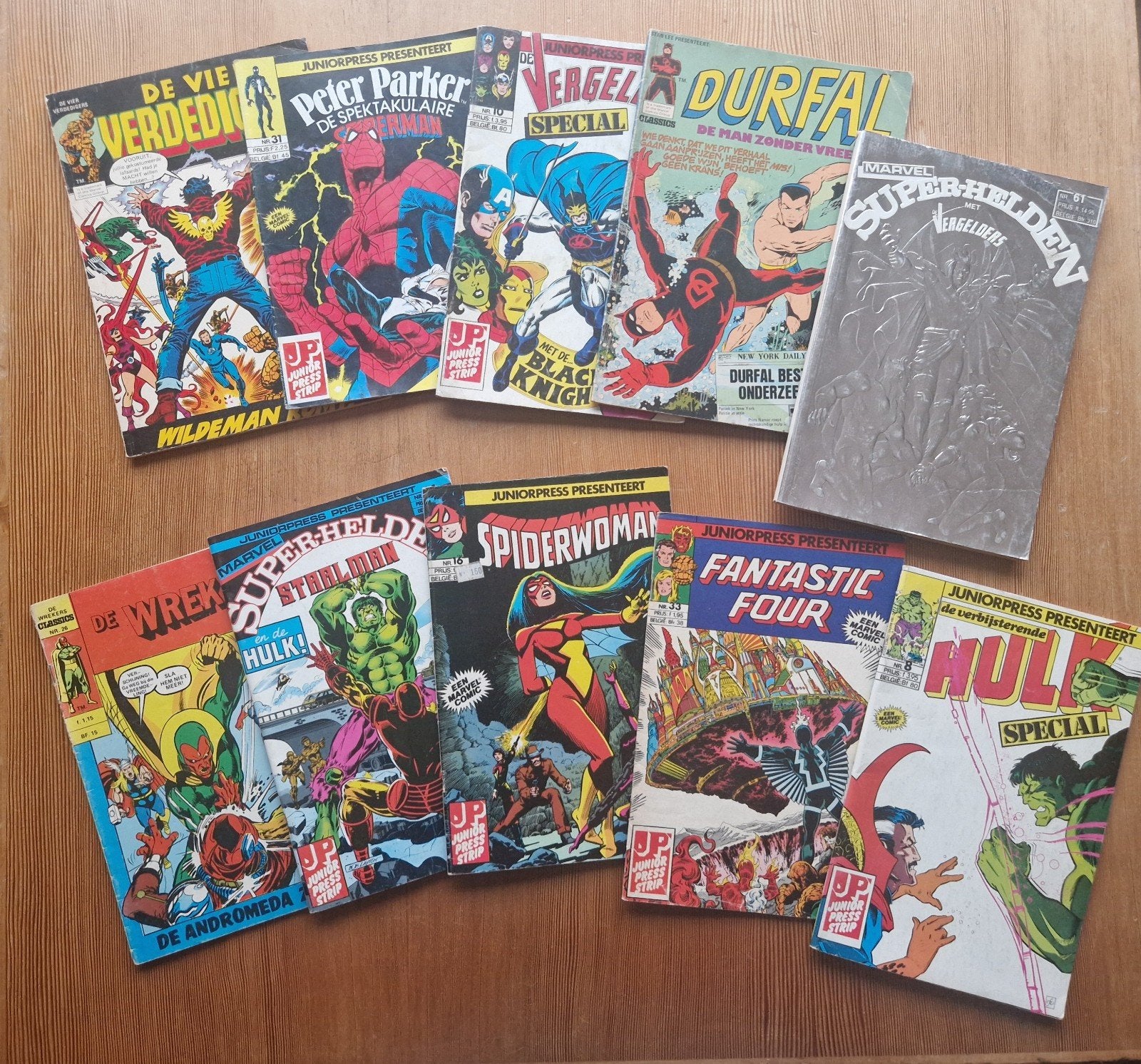 Grote collectie Marvel stripboeken (Juniorpress), Ophalen of Verzenden