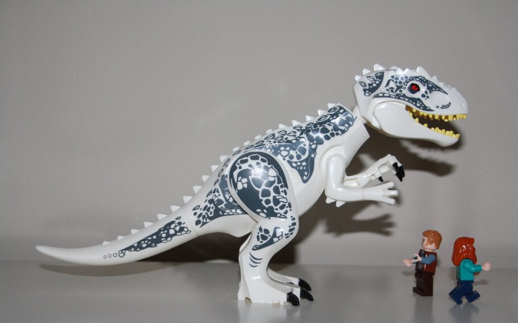 Jurassic World Park Dinosaurus Indominus Rex WIT, Ophalen of Verzenden, Nieuw