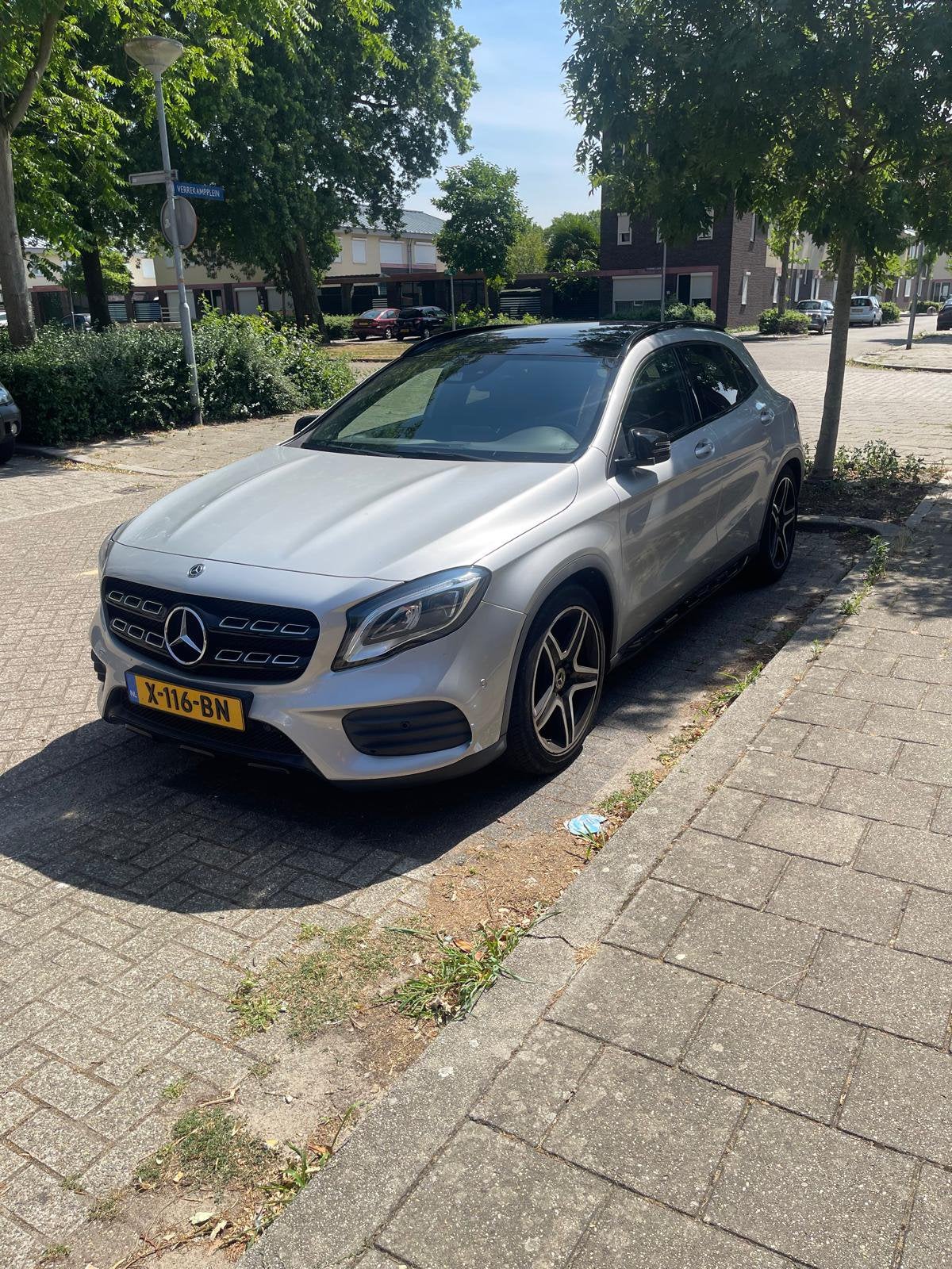 Mercedes-Benz GLA Gla180 1.6 90KW Aut7 2017 Grijs, Auto diversen, Ophalen of Verzenden