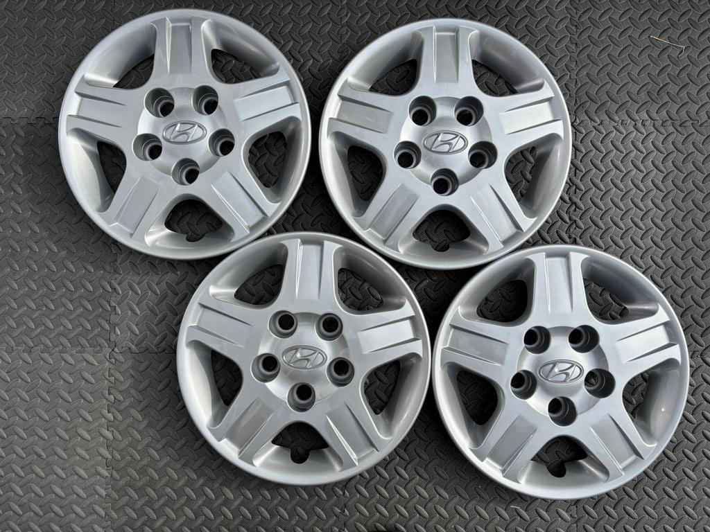 Set originele Hyundai Starex en H 200 wieldoppen 14 inch, Auto diversen, Wieldoppen, Ophalen of Verzenden, Gebruikt