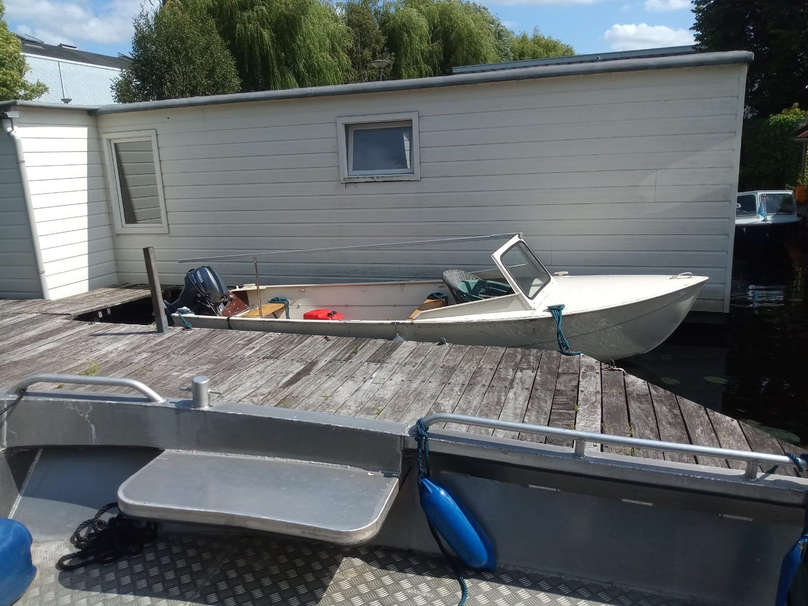 Verhoef V5000, Watersport en Boten, 8 pk, Gebruikt, Afdekzeil, Buitenboordmotor