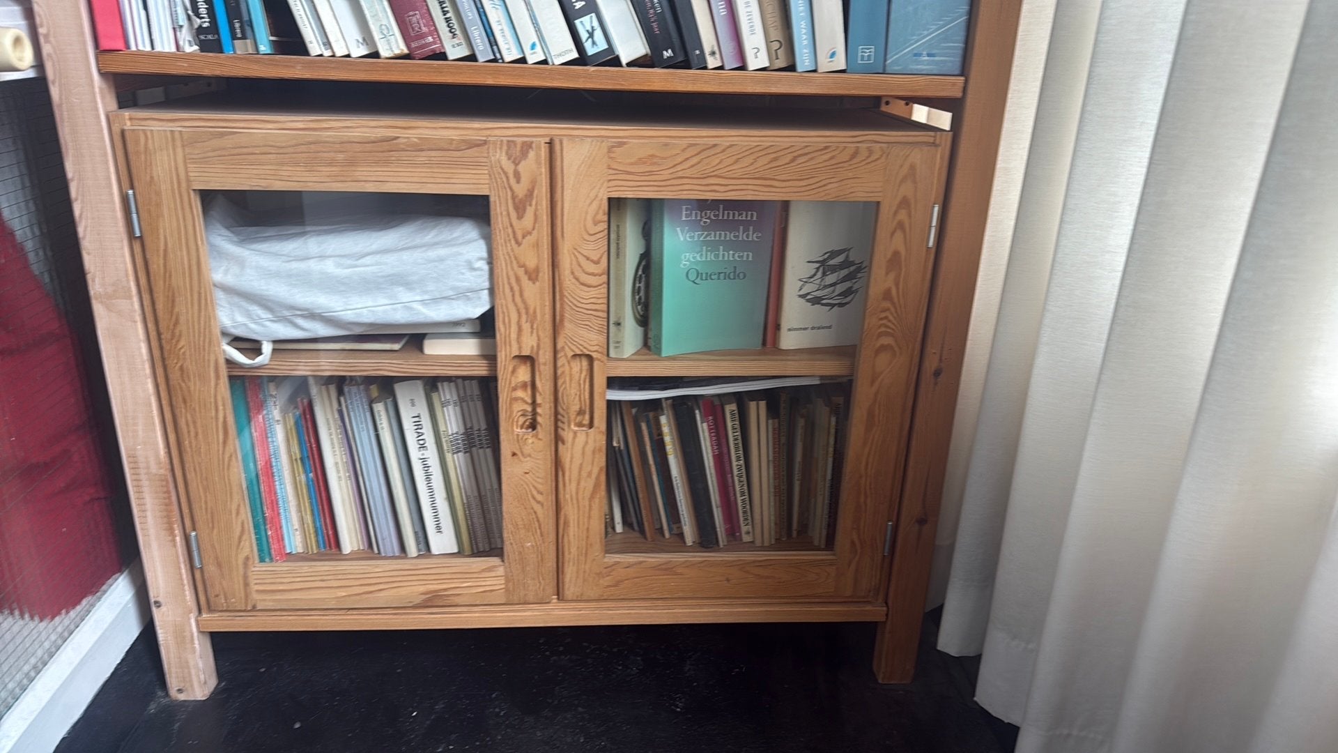 Ivar kast met glas. Niet meer verkrijgbaar bij Ikea., Ophalen, Zo goed als nieuw