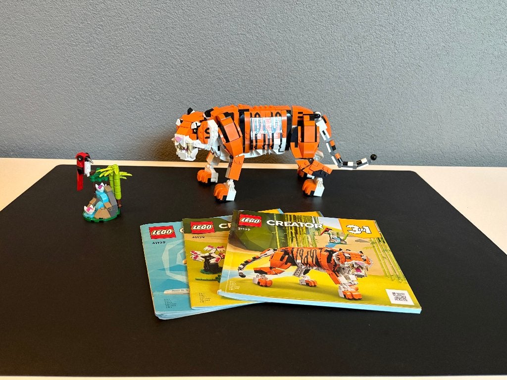 Lego Creator 31129 Grote Tijger, Lego, Ophalen of Verzenden, Compleet, Zo goed als nieuw