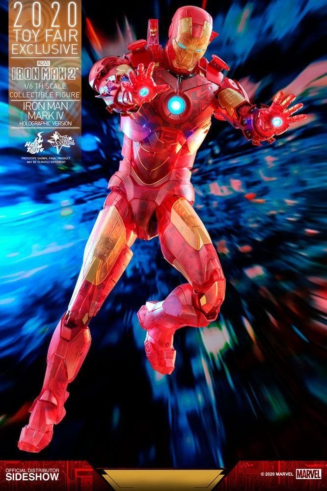 Hot Toys Iron Man Mark IV Holographic Version MMS568, West Campus 1 76863 Herxheim (DE), Actiefiguur of Pop, Heo GmbH, Nieuw