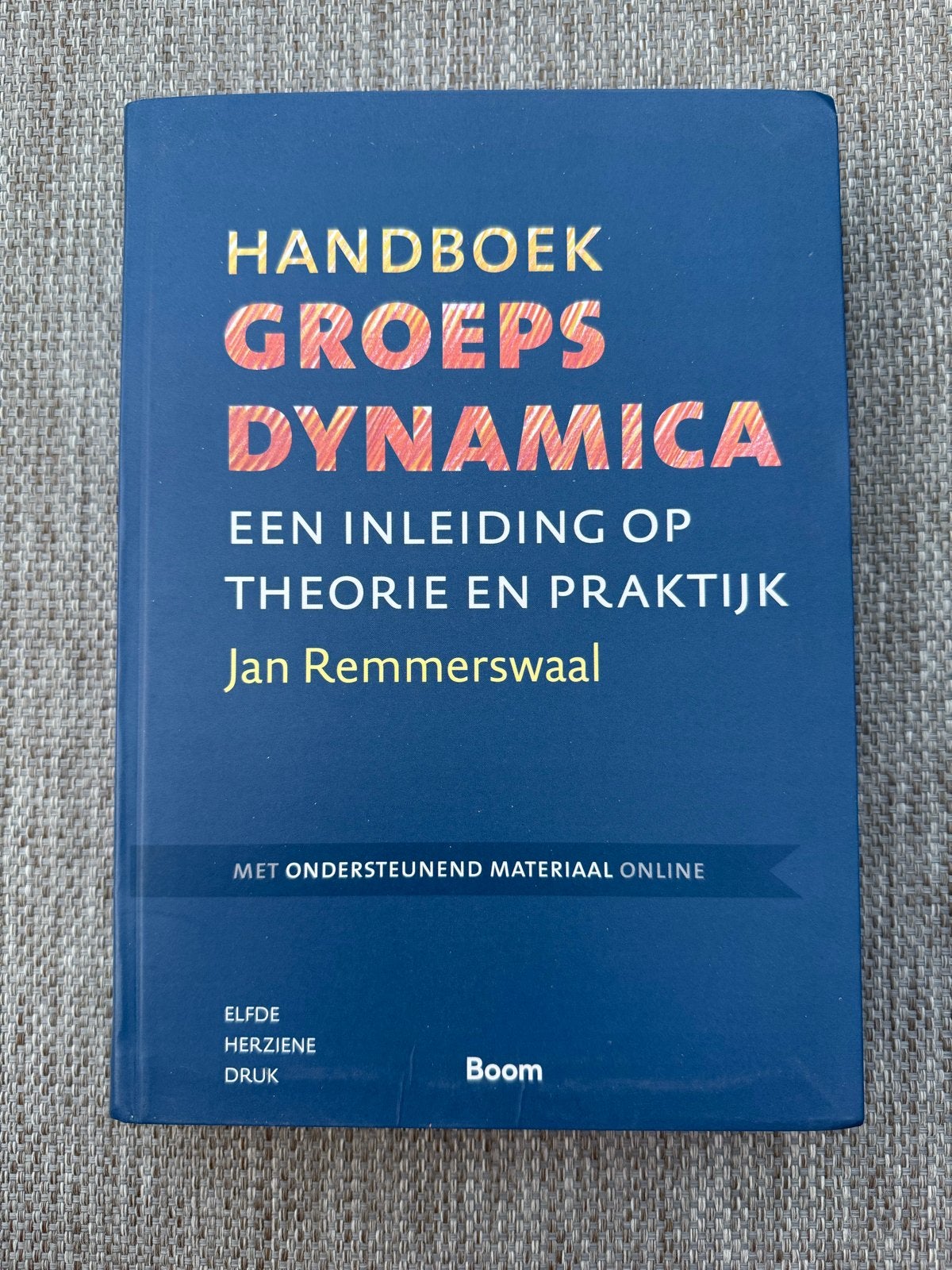 Handboek Groepsdynamica, Boeken, Studieboeken en Cursussen, Ophalen of Verzenden, Gamma, Zo goed als nieuw, HBO