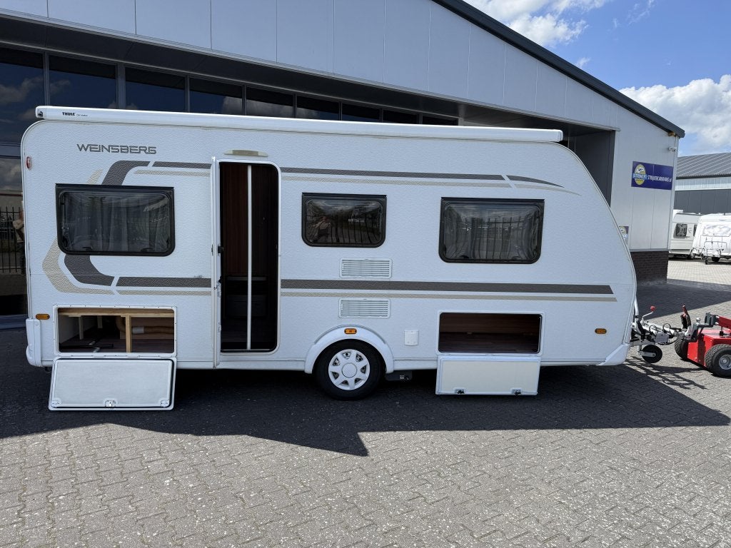 Weinsberg CaraOne 480 EU 2 Aparte bedden 212cm Airco Mover.., Overige merken, Lengtebed, Schokbreker, Bedrijf