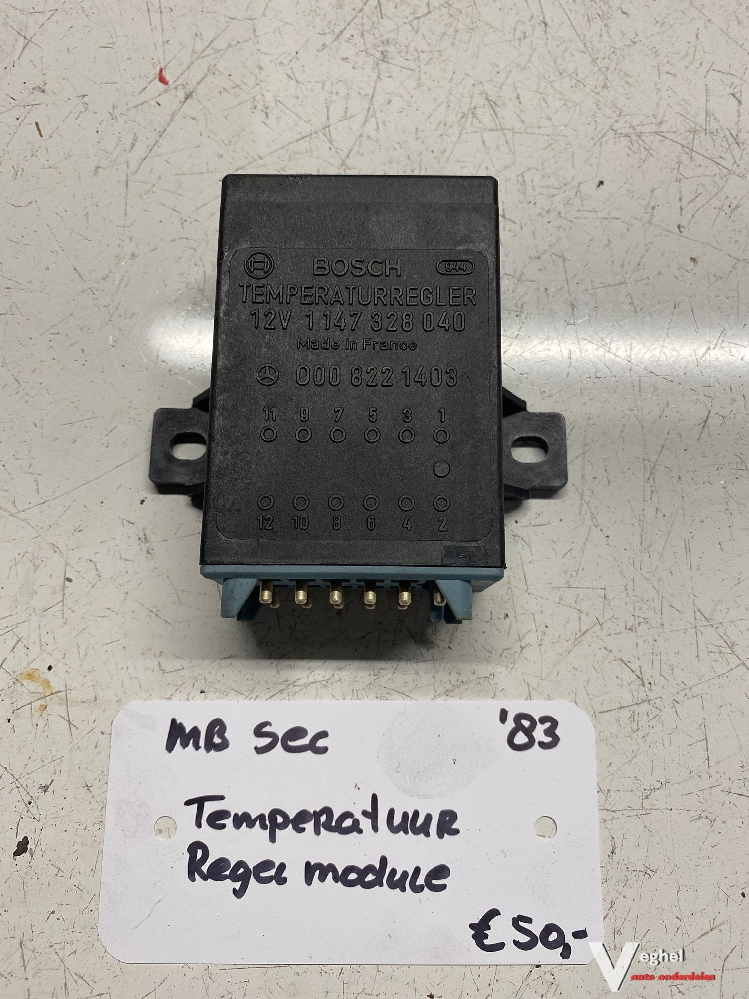 Mercedes W126 SEC 1983 Temperatuur Module 000 822 1403, Gebruikt, -, -, Ophalen of Verzenden