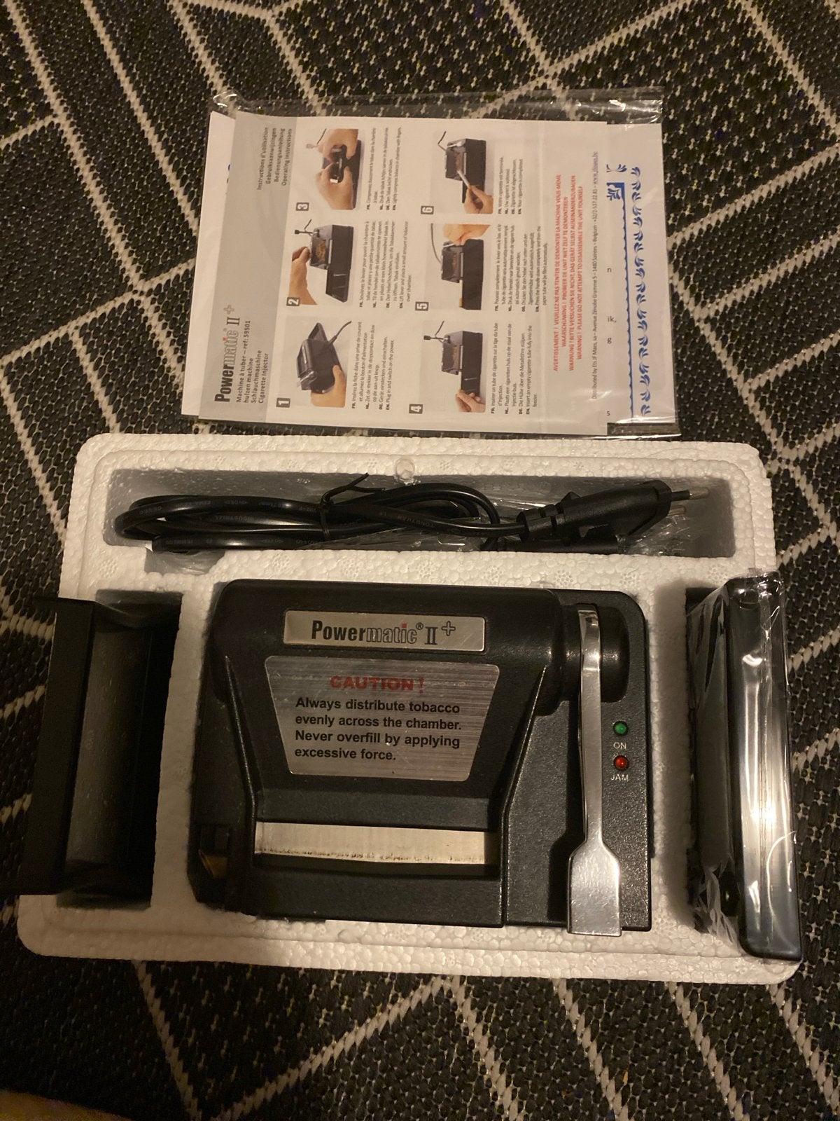 elektriesche sigaretten machine powermatic 2 +, Verzamelen, Ophalen of Verzenden, Zo goed als nieuw