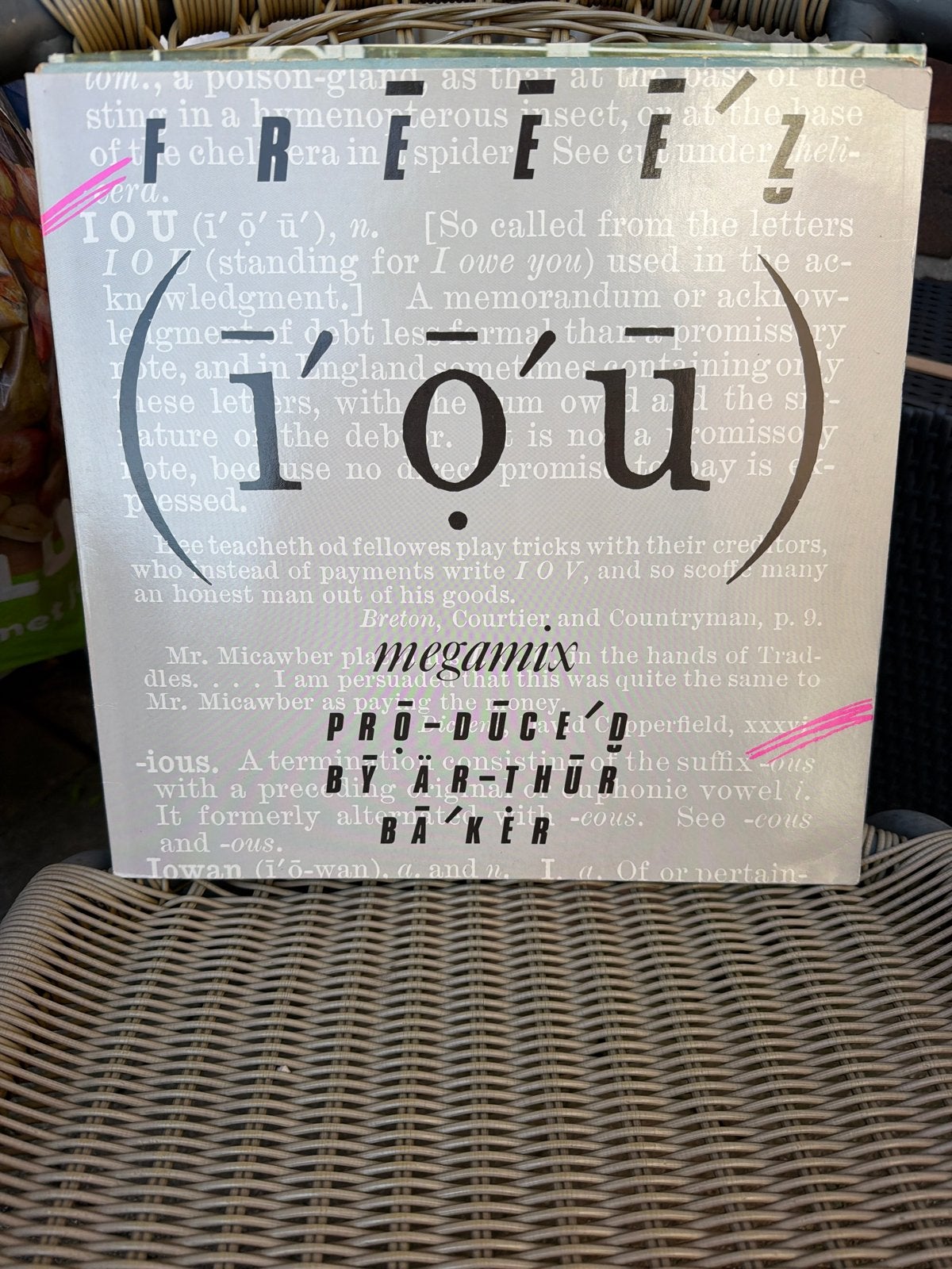 4.  Freeez - I.O.U. (Megamix) geproduceerd door Arthur Baker, Cd's en Dvd's, Ophalen of Verzenden, Zo goed als nieuw, Dance